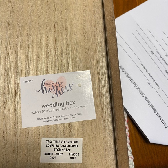 COPY - Honeymoon Fund Wood Box - Picture 7 of 7